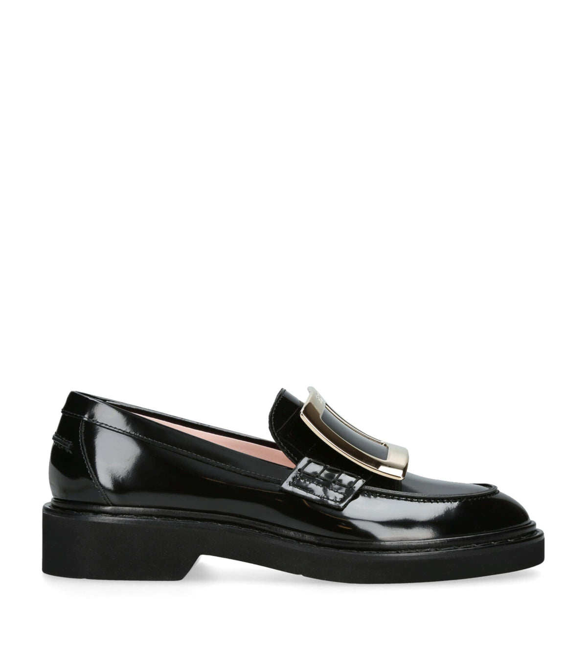 Roger Vivier Leather Viv' Rangers Loafers