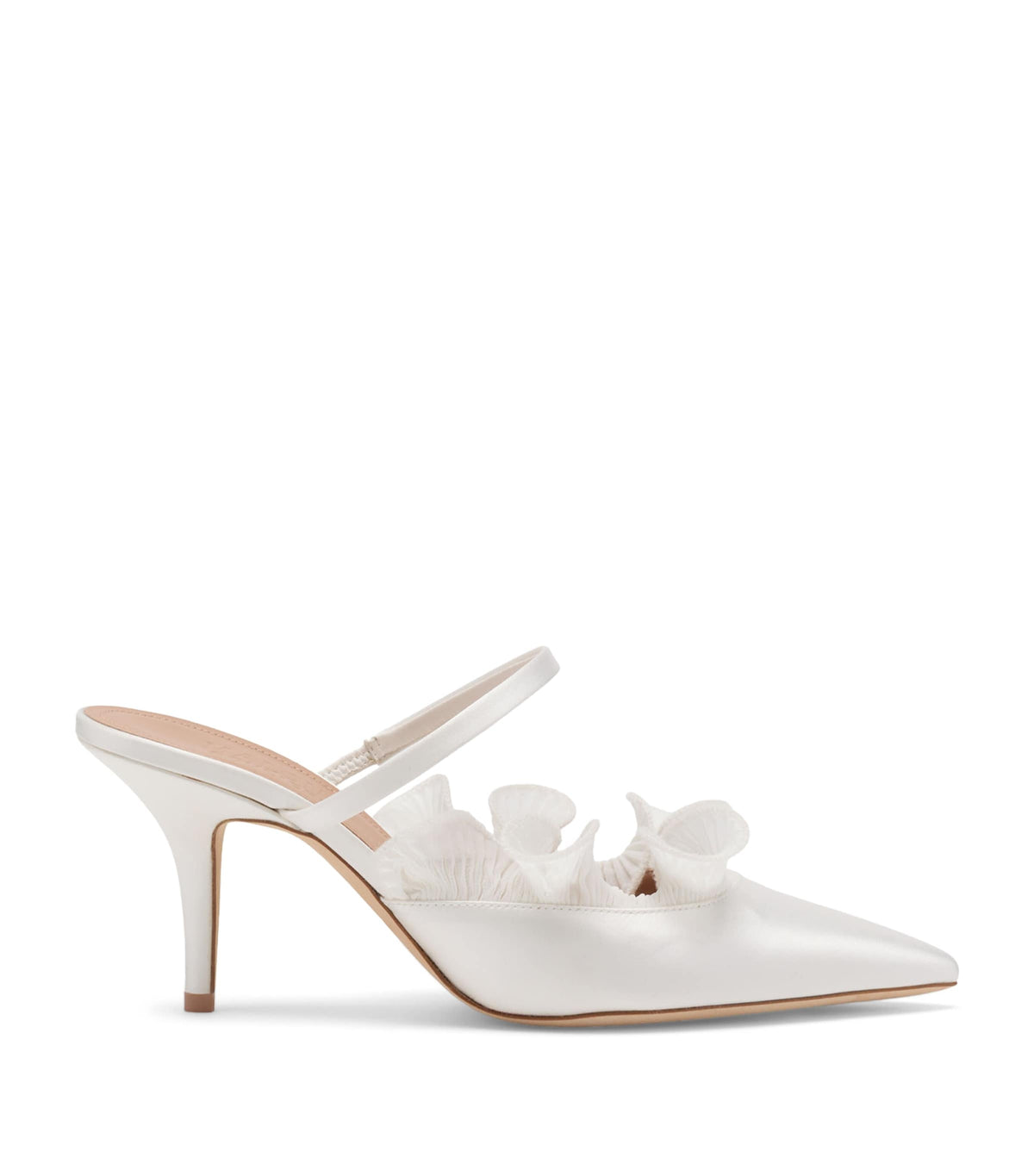 Malone Souliers Satin Cecile Heeled Mules 70