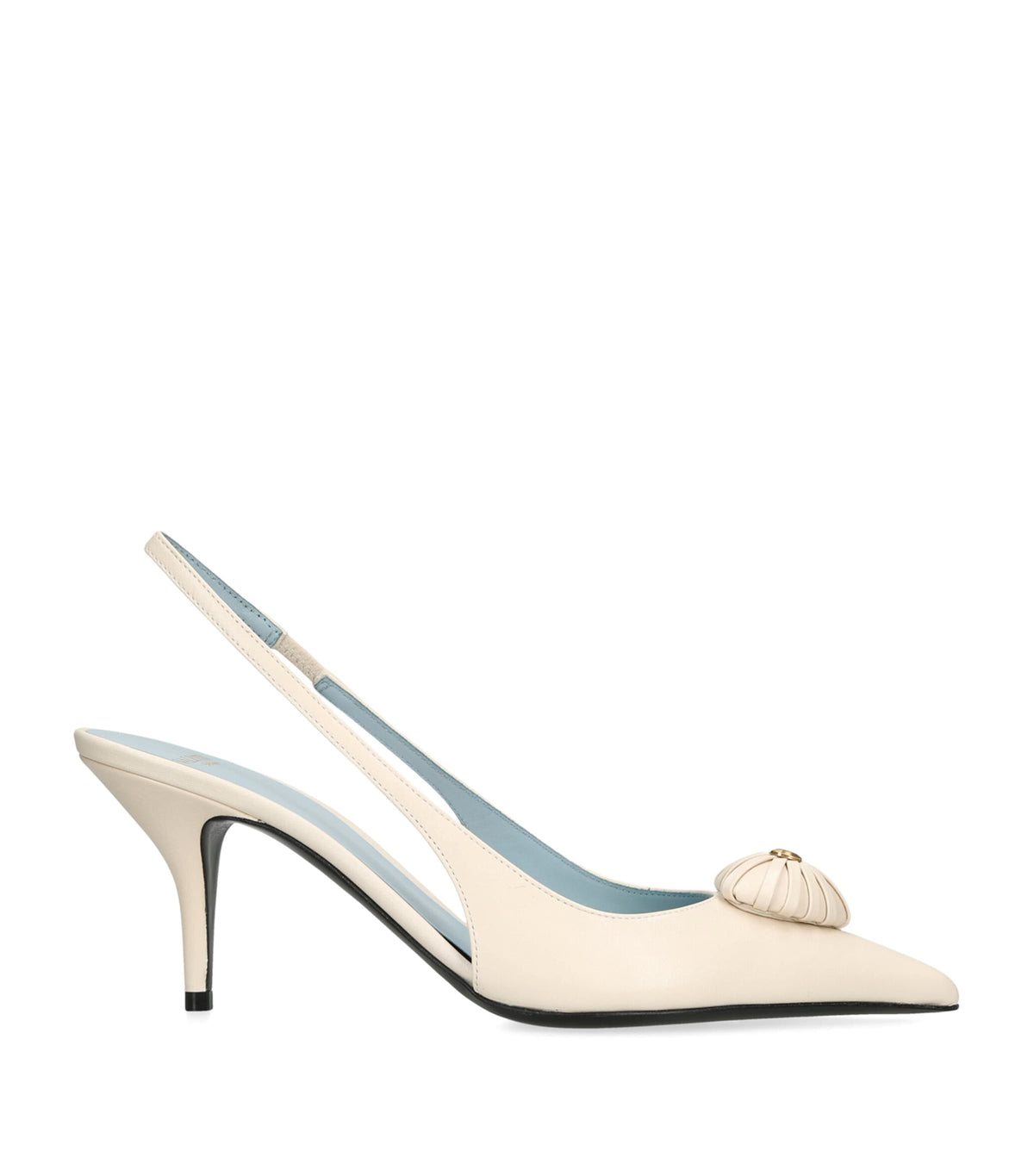 Valentino Garavani Leather Coeur Royal Slingback Pumps 75