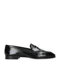 Church's Polished Fumé Leather Onyx Loafers
