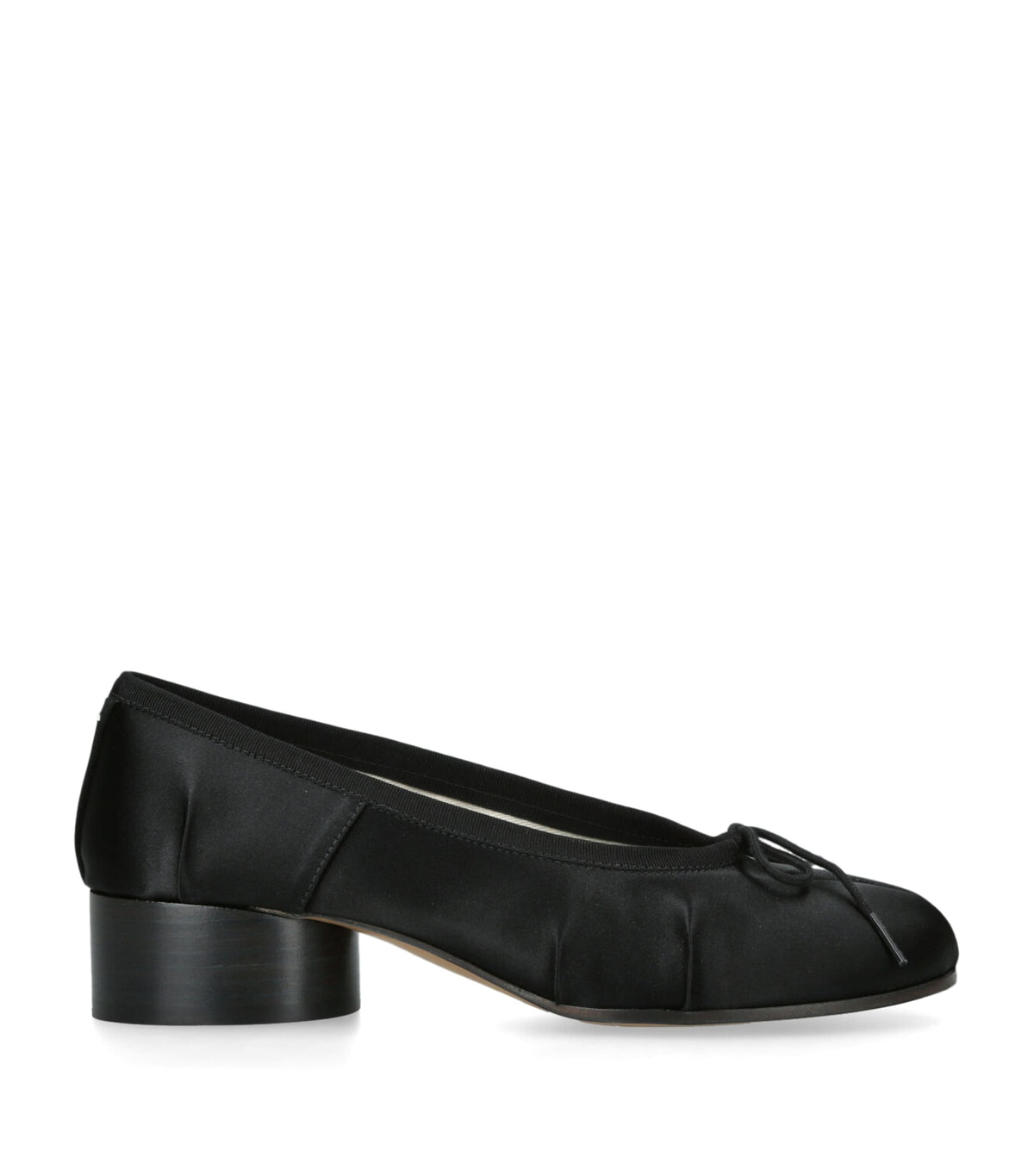 Maison Margiela Satin Tabi Ballerina Pumps 30