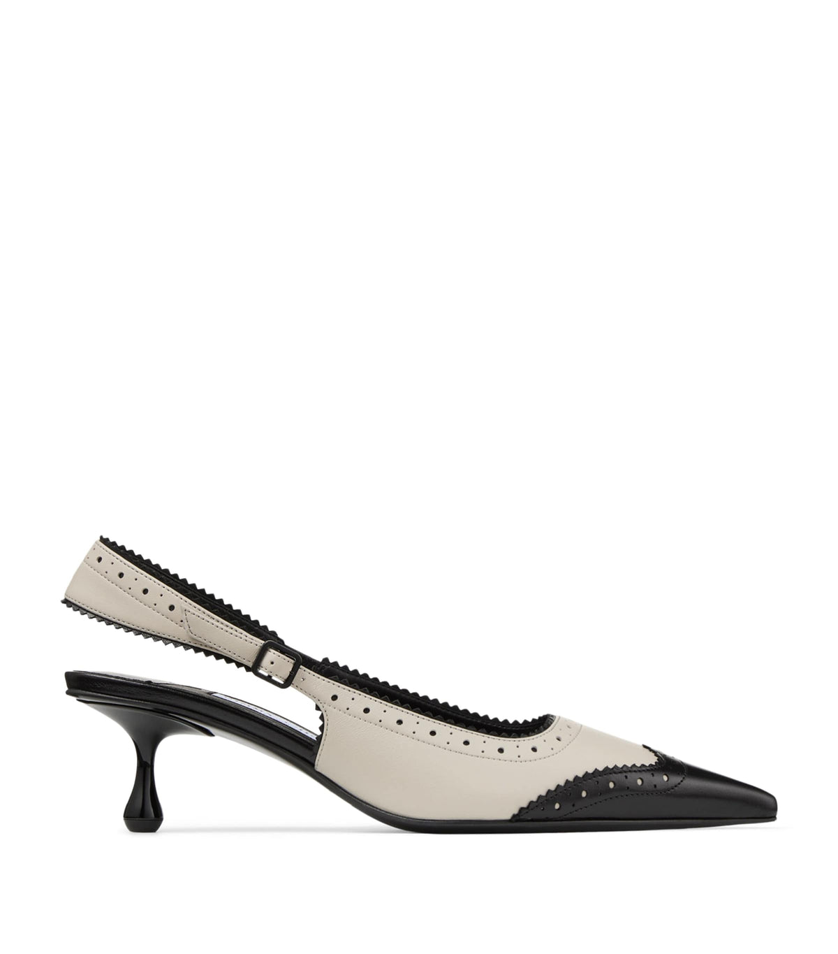 Jimmy Choo Amel 50 Leather Slingback Pumps