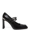 McQueen Leather Niko Mary Jane Pumps 95