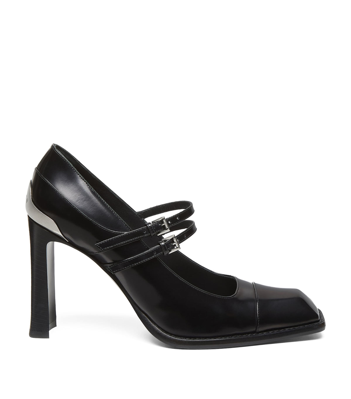 McQueen Leather Niko Mary Jane Pumps 95