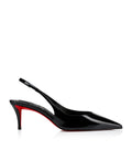 Christian Louboutin Miss Z Sling Patent Leather Slingback Pumps 60