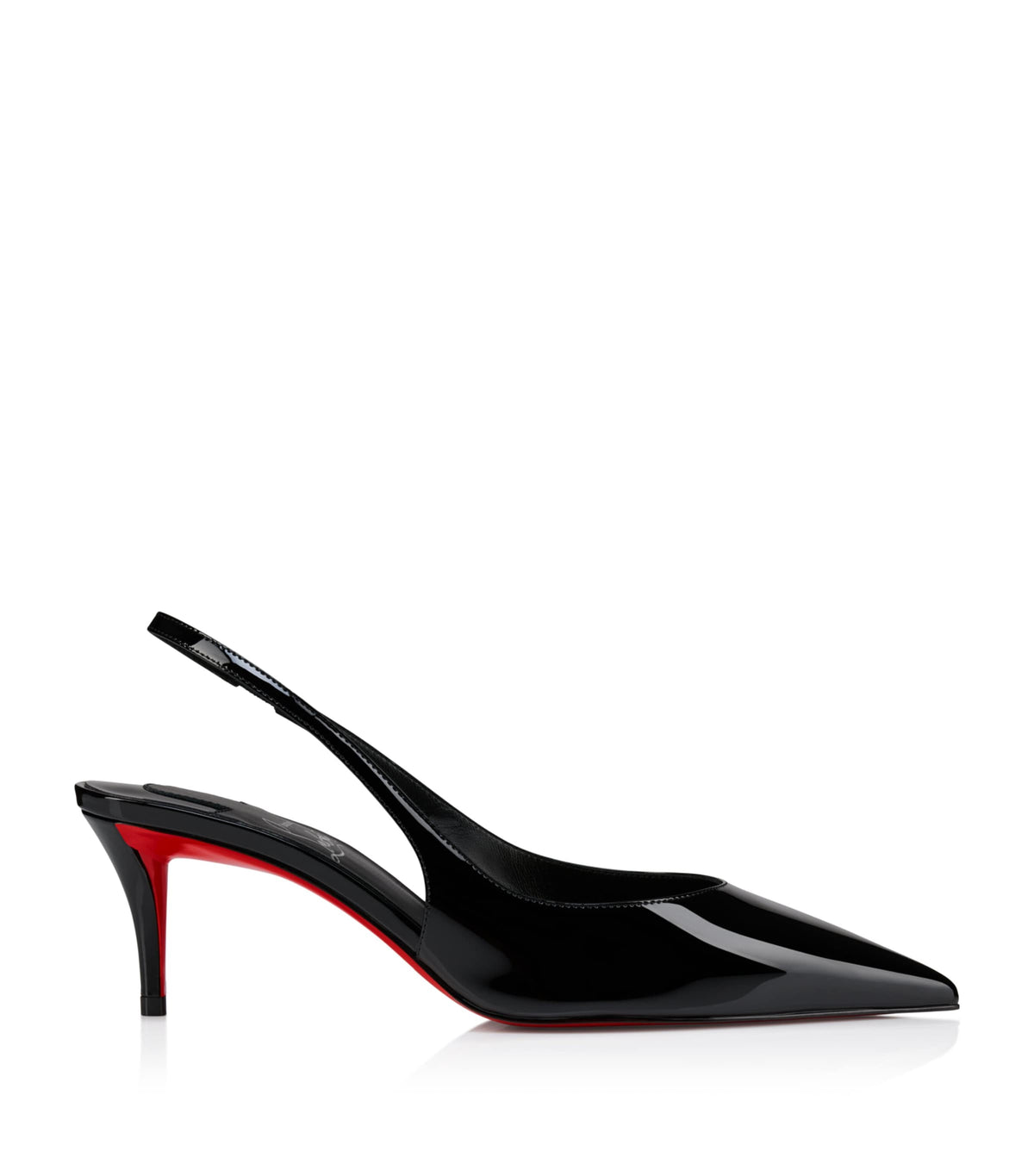 Christian Louboutin Miss Z Sling Patent Leather Slingback Pumps 60