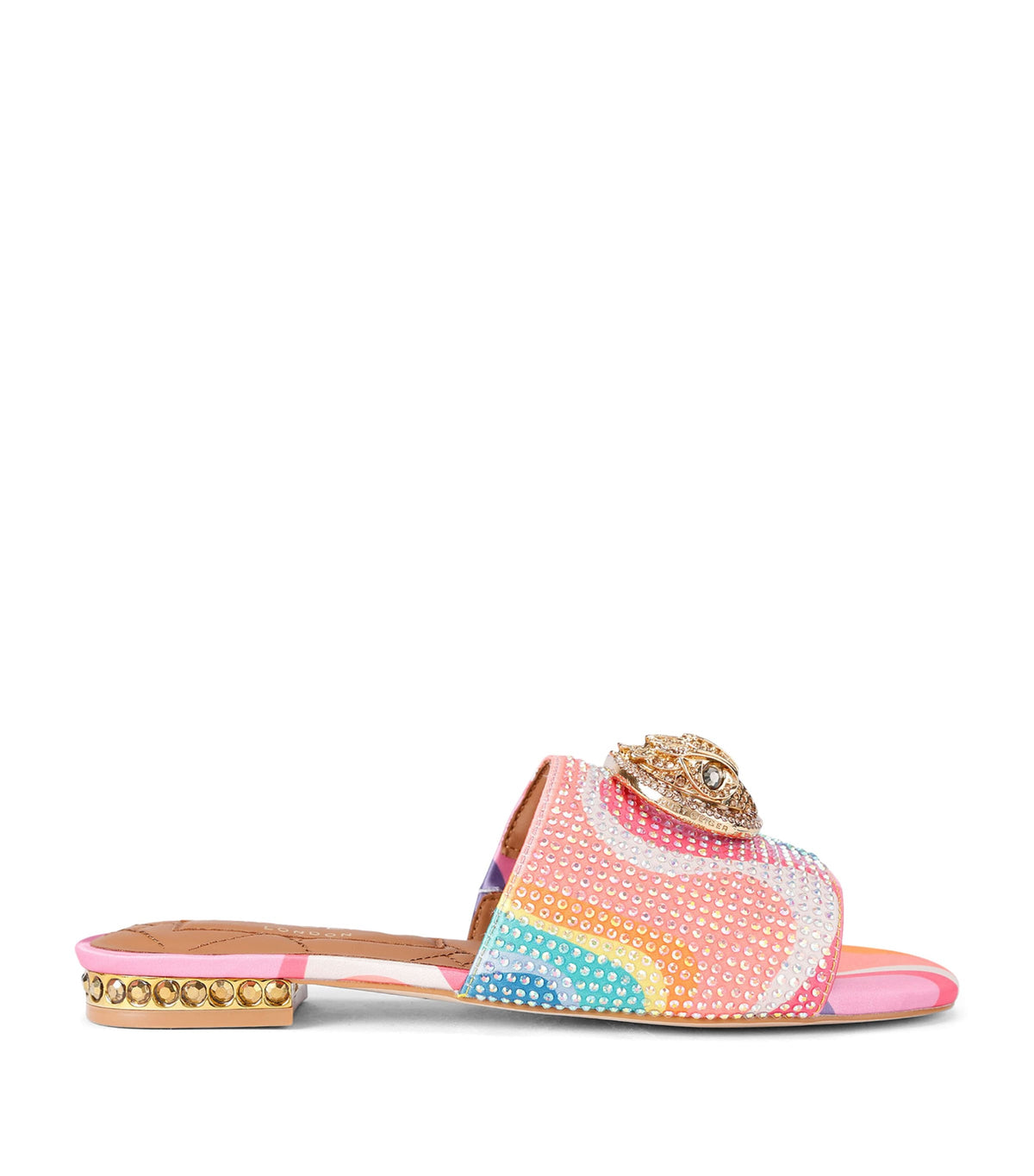 Kurt Geiger London Satin Chelsea Flat Sandals