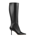 Jimmy Choo Agathe 85 Leather Knee-High Boots