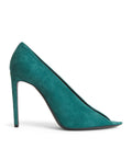 Valentino Garavani Suede Open-Toe Révélé Pumps 105