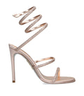 René Caovilla Satin Crystal-Embellished Cleo Sandals 105