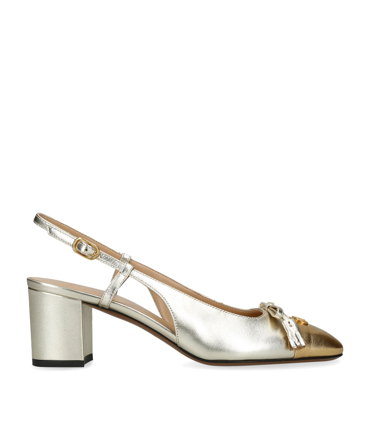 Valentino Garavani Leather Valet Du Roi Slingback Heels 60
