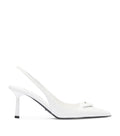 Prada Brushed Leather Slingback Pumps 75