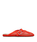 Alaïa Suede Fishnet Mules