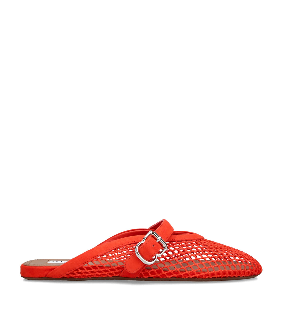 Alaïa Suede Fishnet Mules
