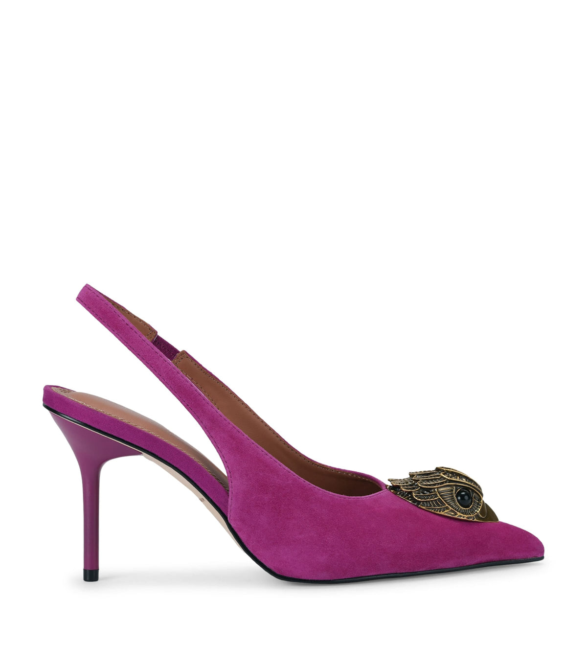 Kurt Geiger London Suede Eagle Slingback Pumps
