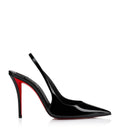 Christian Louboutin Miss Z Sling Patent Leather Slingback Pumps 100