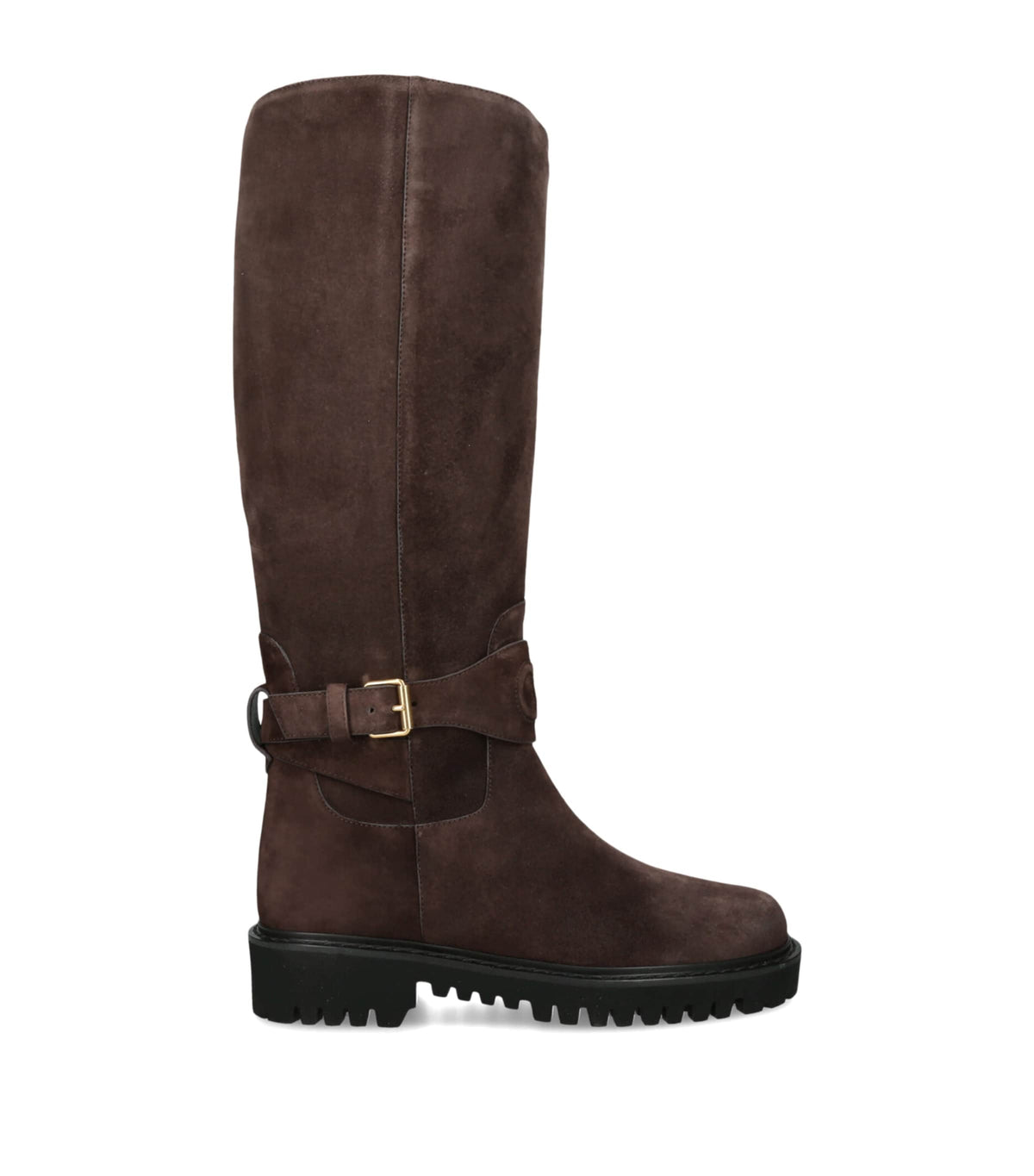 Valentino Garavani Suede Vlogo Knee-High Boots 40