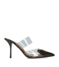 Alaïa Patent Leather Le Coeur Mules 90