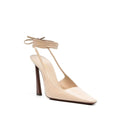 Saint Laurent Renee Slingback Pumps - Beige/Nude