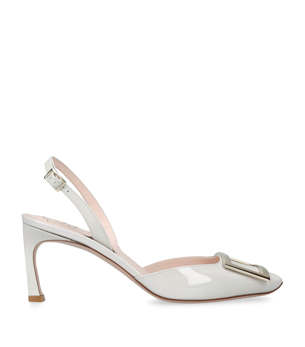Roger Vivier Patent Leather Trompette Slingback Pumps 70