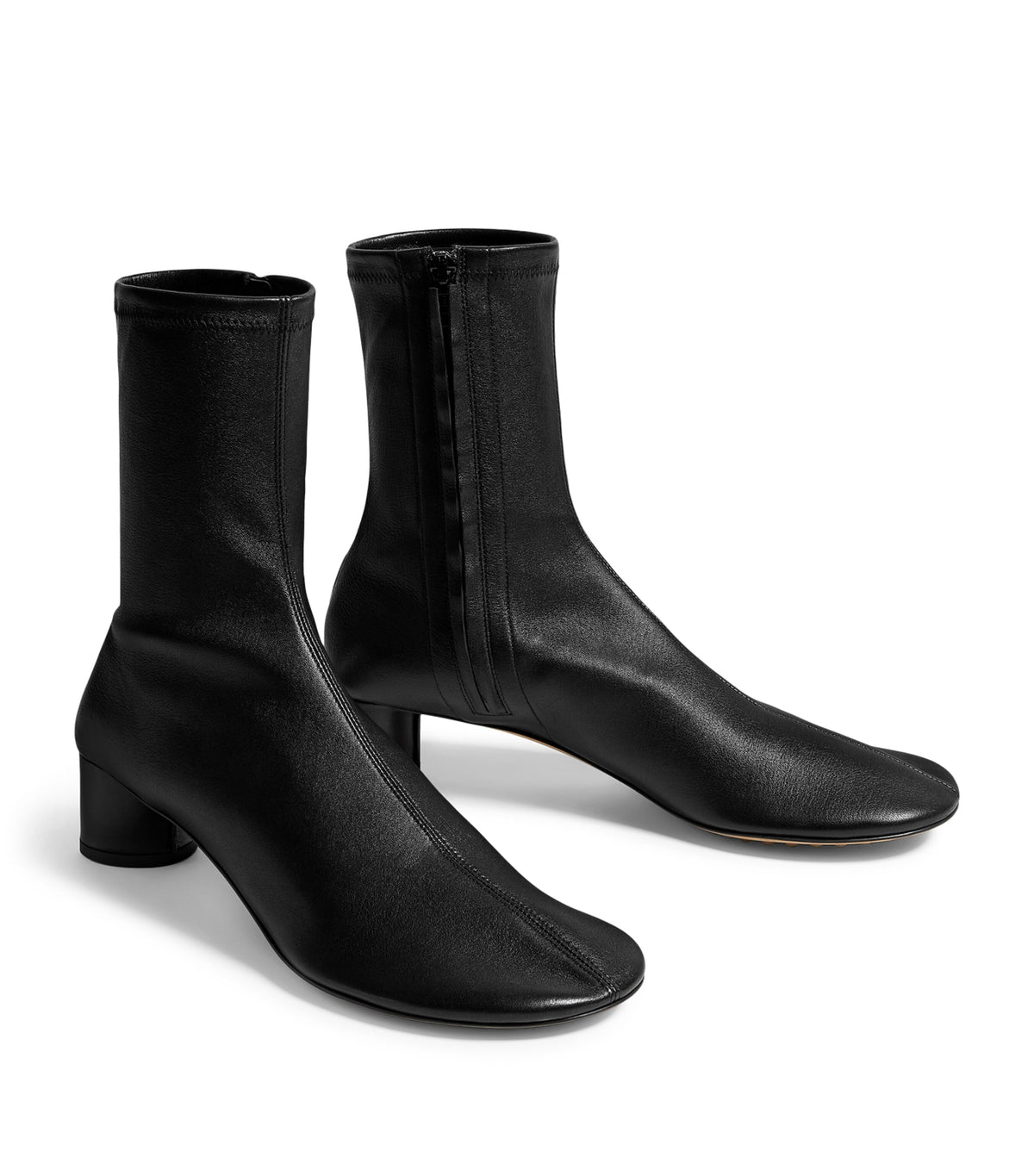 Bottega Veneta Leather Heeled Ankle Boots