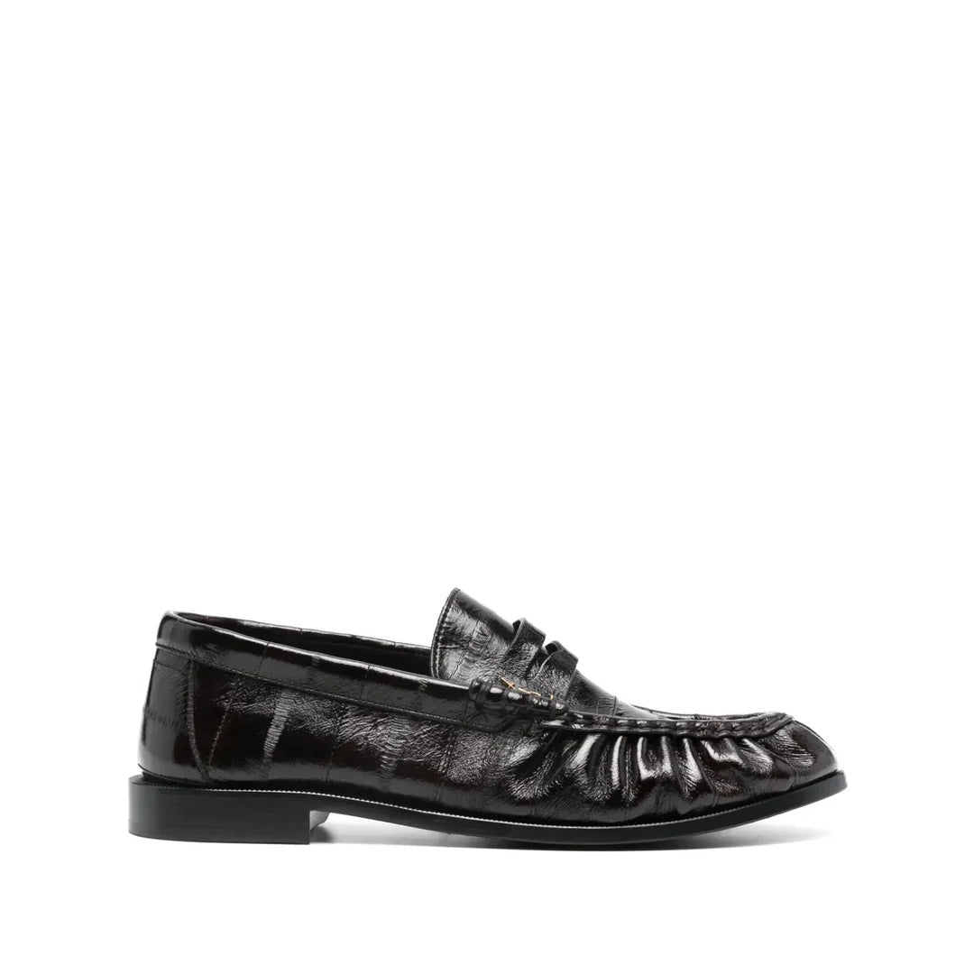 SAINT LAURENT CASSANDRE SANDALS BLACK