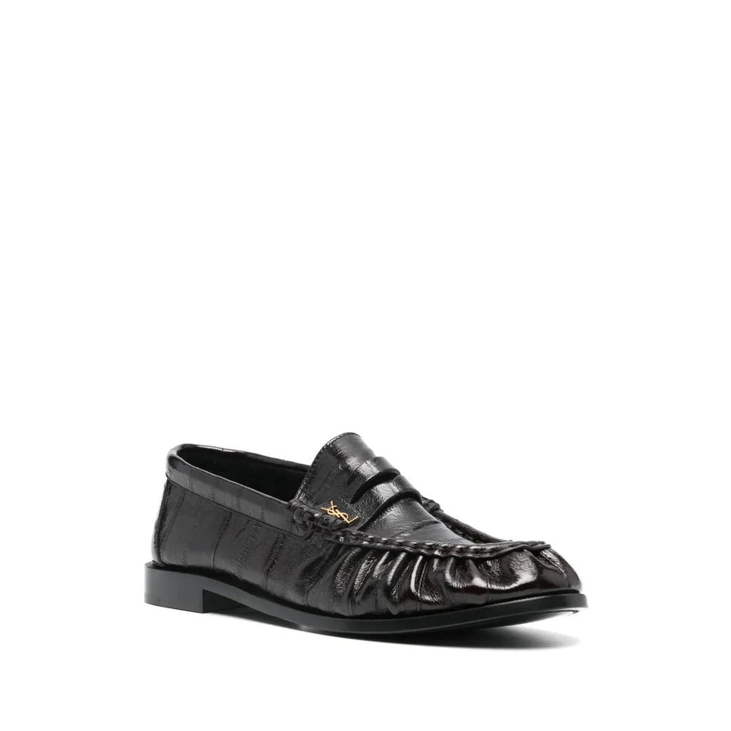 SAINT LAURENT CASSANDRE SANDALS BLACK