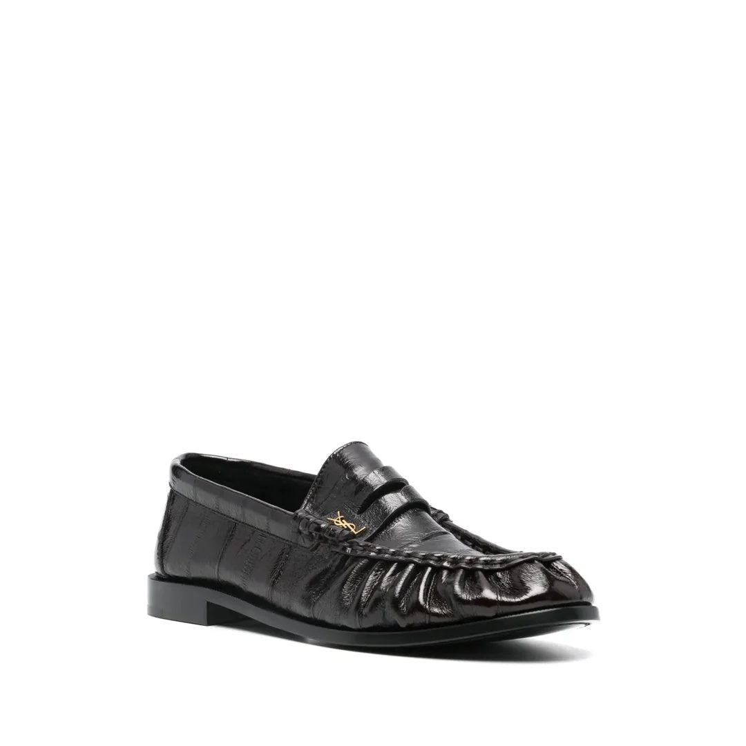 SAINT LAURENT CASSANDRE SANDALS BLACK