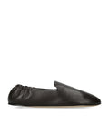 The Row Casa Leather Slippers