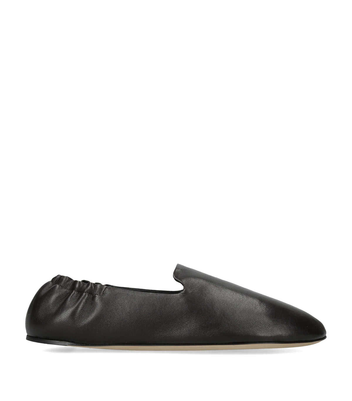 The Row Casa Leather Slippers