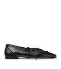 Jimmy Choo Margot Leather Lace-Up Flats