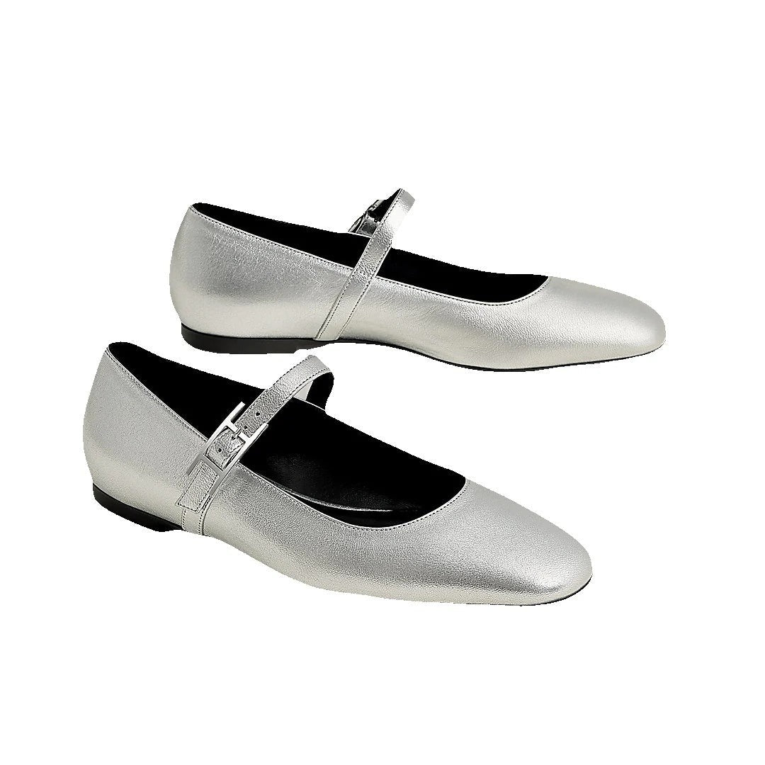 Hermès Light Ballet Flat - Silver