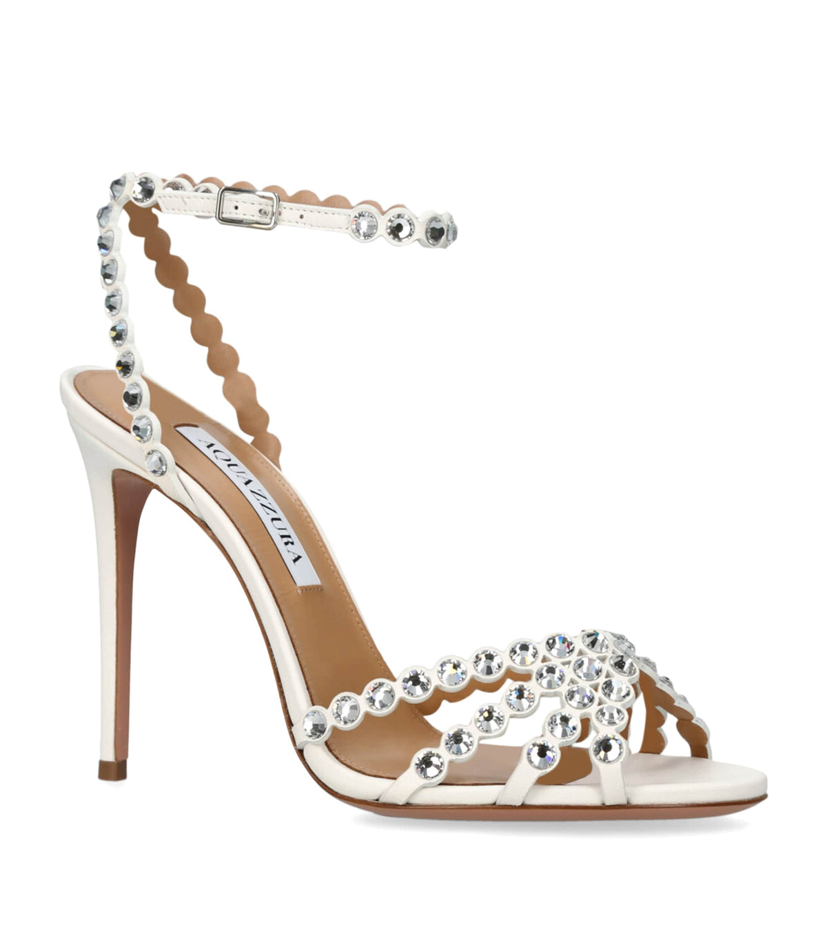 Aquazzura Leather Tequila Sandals 105