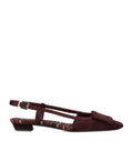 Roger Vivier Suede Belle Vivier Slingback Pumps 25