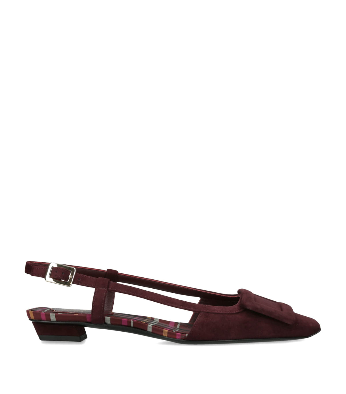 Roger Vivier Suede Belle Vivier Slingback Pumps 25