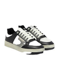 Saint Laurent SL/61 Lace-Up Leather Sneakers - Black/White