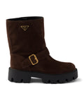 Prada Suede Biker Boots