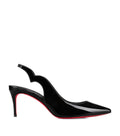 Christian Louboutin Hot Chick Sling Patent Leather Slingback Pumps 70