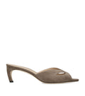 Victoria Beckham Suede Harlow Mask Mules 55
