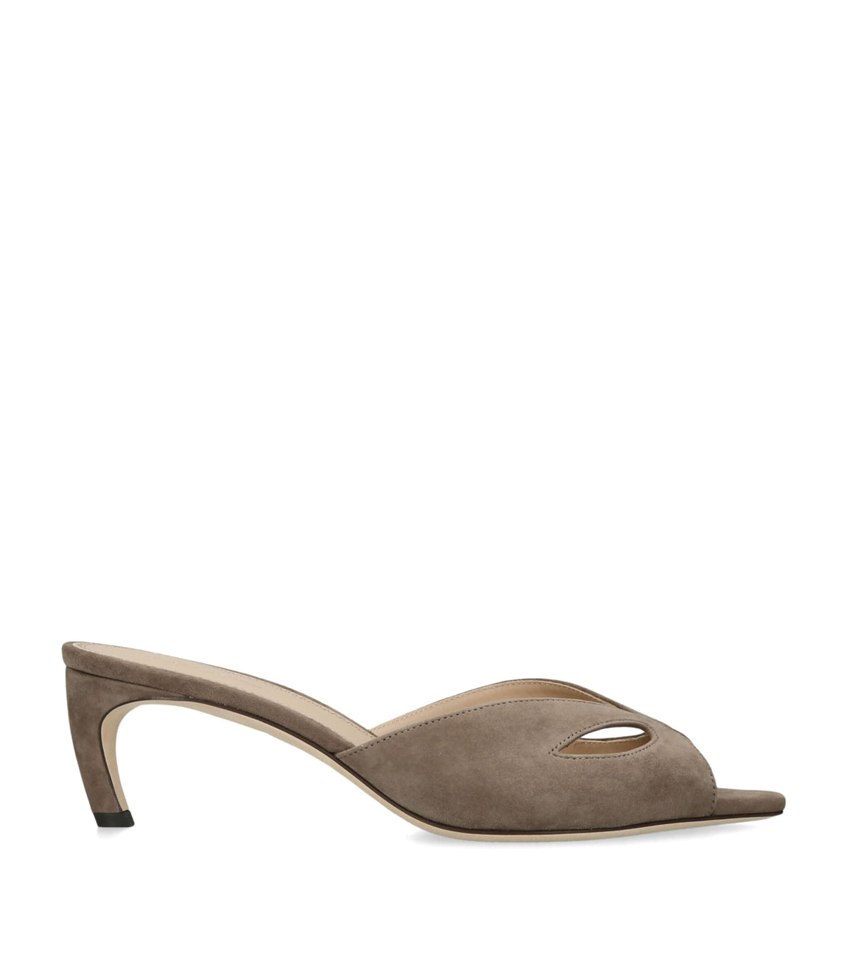 Victoria Beckham Suede Harlow Mask Mules 55