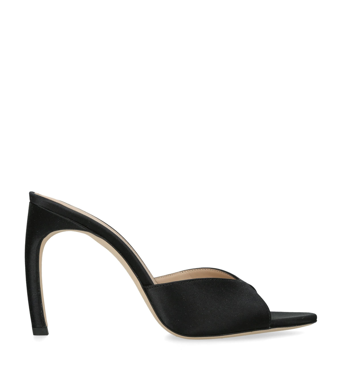 Victoria Beckham Satin Harlow Heeled Mules 100