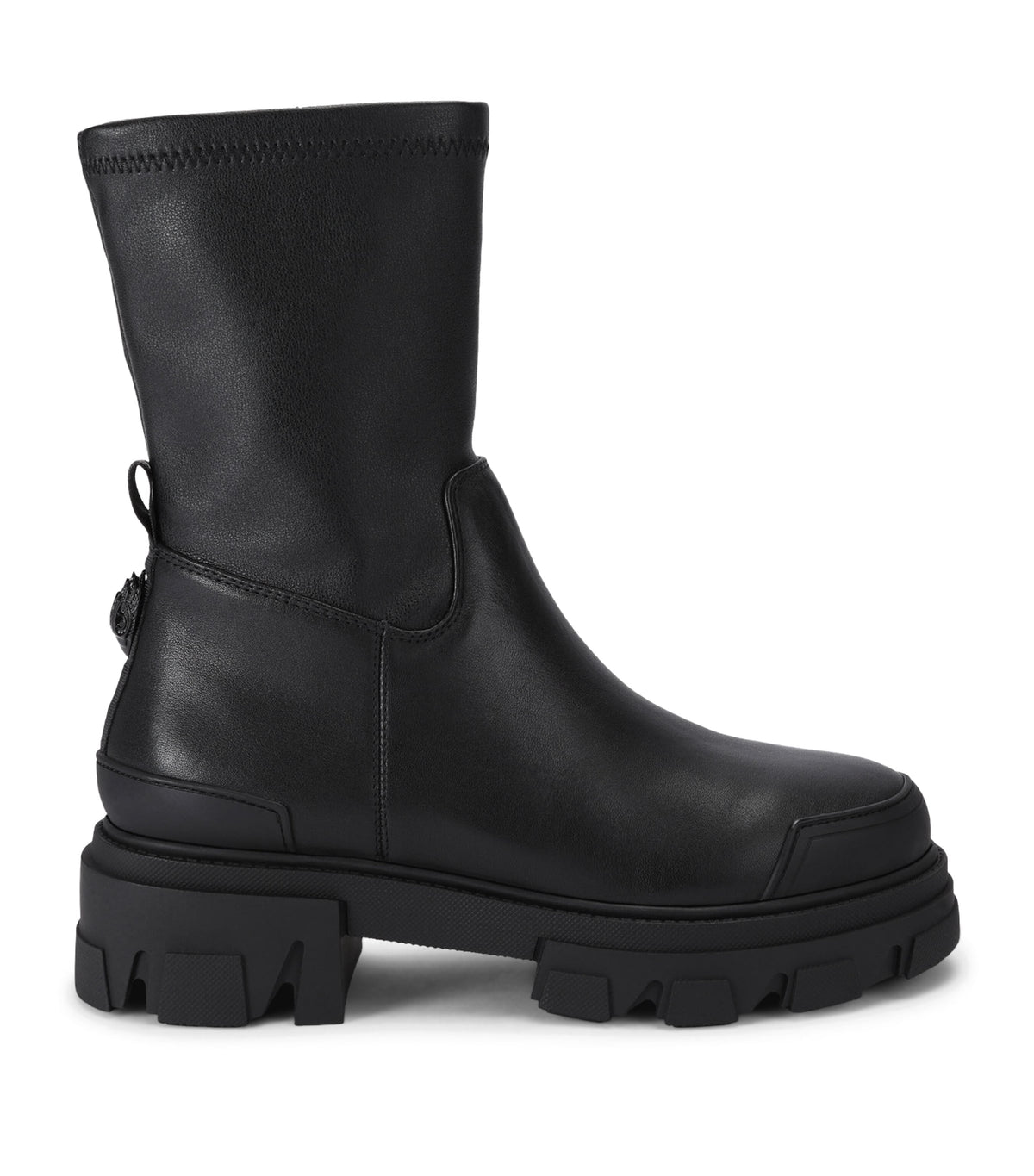 Kurt Geiger London Leather Stomp Sock Ankle Boots 50