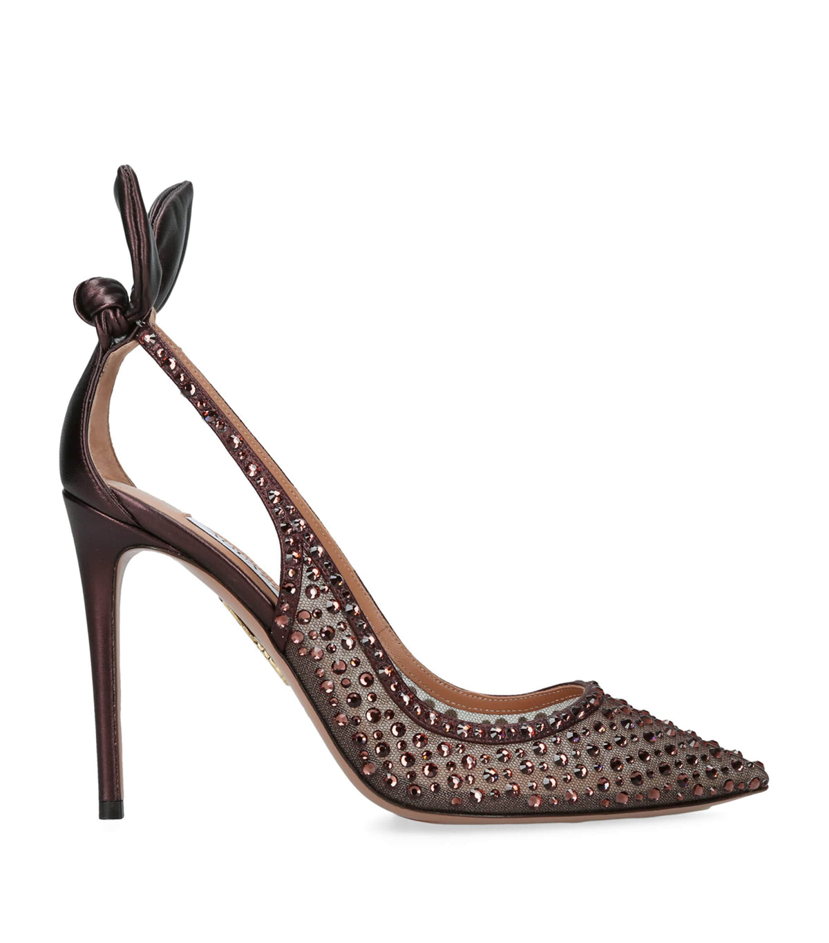 Aquazzura Crystal-Embellished Bow Tie Pumps 105