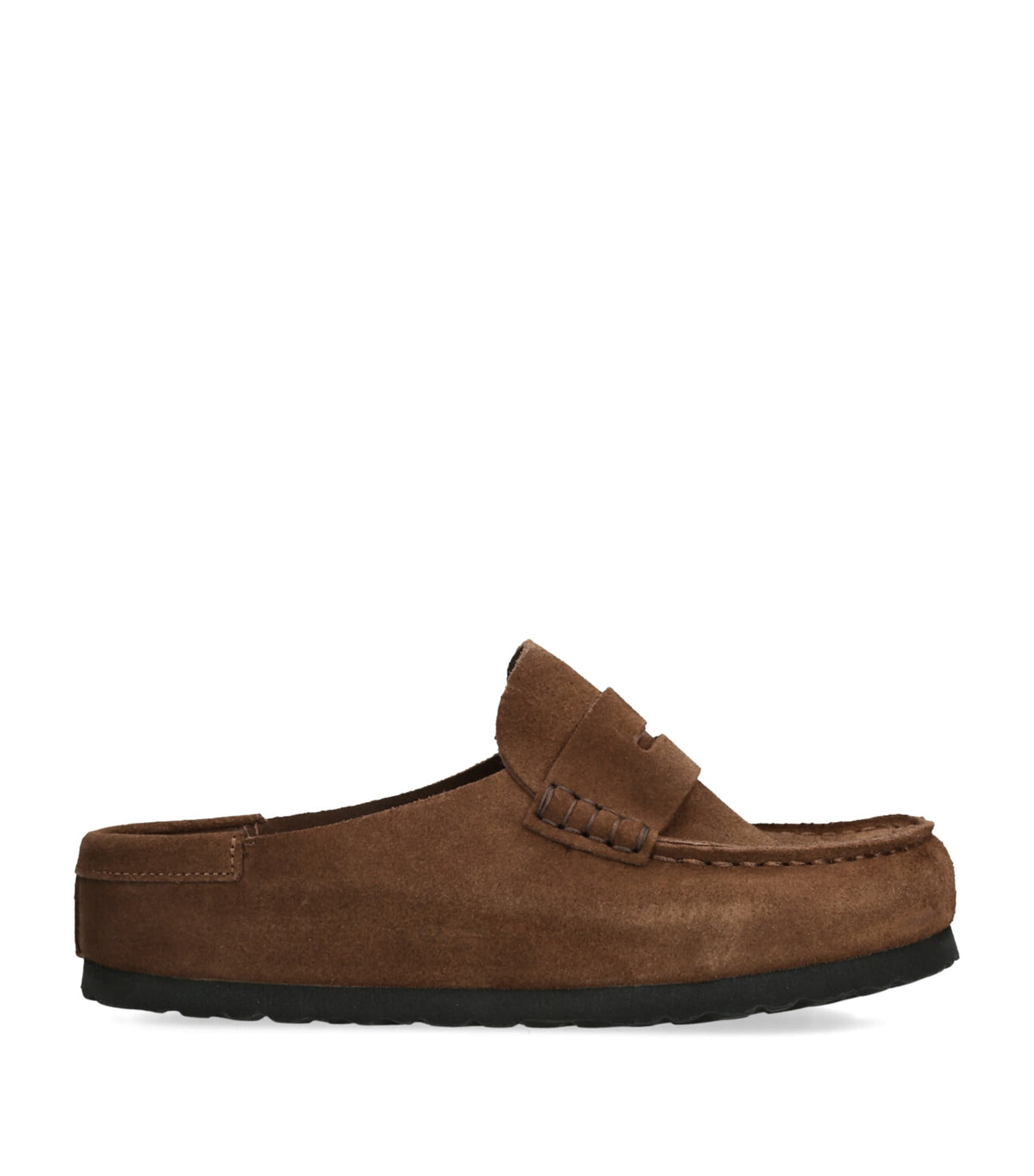 Birkenstock Suede Naples Wrapped Clogs (Narrow Fit)