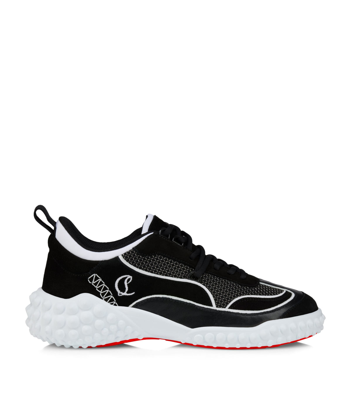 Christian Louboutin Mara Embroidered Sneakers