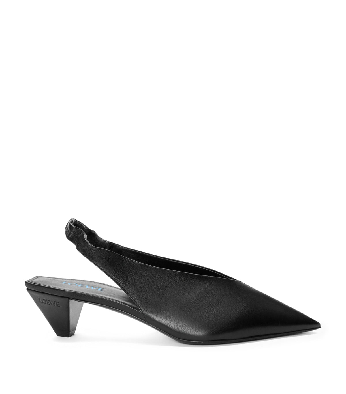 LOEWE Lambskin Origami Cubic Slingback Pumps 45