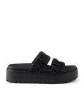 Prada Nappa Leather Flatform Slides 45