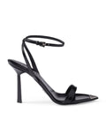 Prada Brushed Leather Heeled Sandals