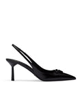Prada Brushed Leather Slingback Pumps 75