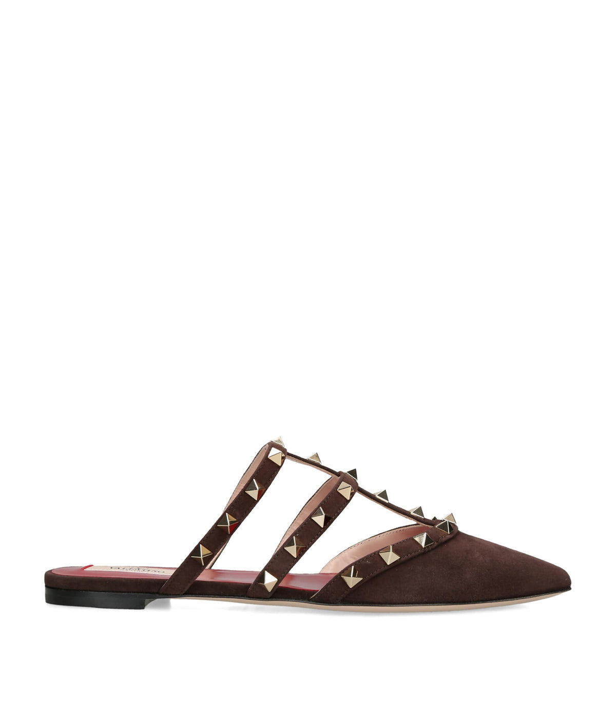 Valentino Garavani Suede Rockstud Mules